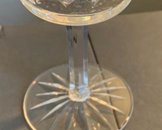 8pc Waterford Crystal Lismore 10oz Goblets	7in H 10 oz	