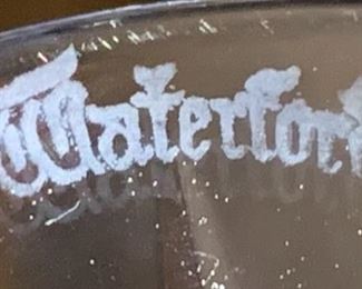 8pc Waterford Crystal Lismore 10oz Goblets	7in H 10 oz	