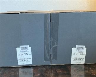 8pc Waterford Crystal Lismore 10oz Goblets	7in H 10 oz	