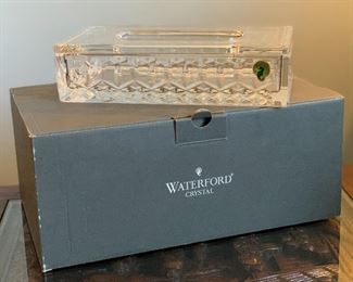 Waterford Crystal Lismore Tissue Box	2.5x9.5x5in	