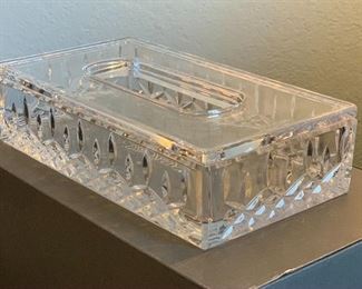 Waterford Crystal Lismore Tissue Box	2.5x9.5x5in	