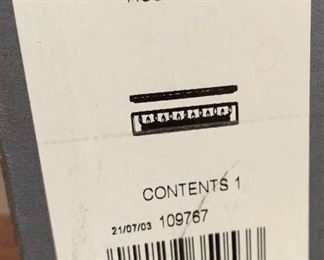 Waterford Crystal Lismore Tissue Box	2.5x9.5x5in	