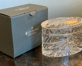 Waterford Crystal Limited Edition Overture Oval Bowl Etched 249/300	3.25x5x3in	HxWxD