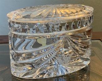 Waterford Crystal Limited Edition Overture Oval Bowl Etched 249/300	3.25x5x3in	HxWxD