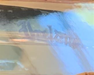 Waterford Crystal Limited Edition Overture Oval Bowl Etched 249/300	3.25x5x3in	HxWxD