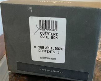 Waterford Crystal Limited Edition Overture Oval Bowl	3.25x5x3in	HxWxD