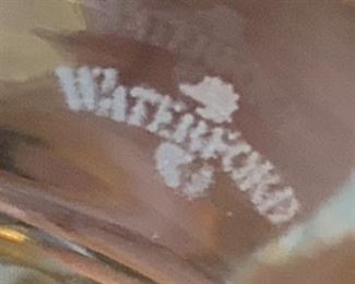 Waterford Crystal & Brass Belmont Hurricane John Connolly	7.5in H x 4in Diameter	