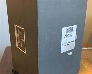 Waterford Crystal & Brass Belmont Hurricane John Connolly	7.5in H x 4in Diameter	