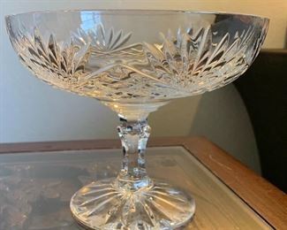 Waterford Crystal Dorset 8" Compote	6.5in H x 8in Diameter	