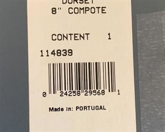 Waterford Crystal Dorset 8" Compote	6.5in H x 8in Diameter	