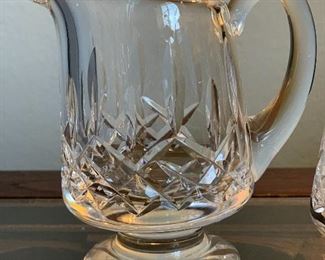 Waterford Crystal Lismore Sugar & Cream Set	4.5in H & 3.5in H	