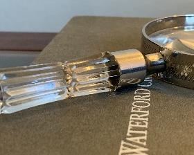 Waterford  Crystal Magnifier  Magnifying Glass	7in L	
