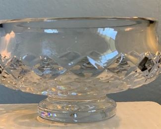 Waterford Footed Bowl 5 1/2"	3in H x 5.5in Diameter	