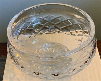 Waterford Footed Bowl 5 1/2"	3in H x 5.5in Diameter	