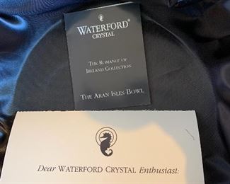 Waterford Crystal Aran Isles 10in Bowl Scalloped	6in H x 10in Diameter	