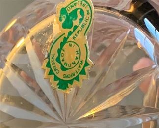 Waterford Crystal Jam/Jelly Jar	5in H x 3in Diameter	