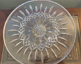 Waterford Lismore 11in Cake Stand/Plate	5in H x 11in Diameter	