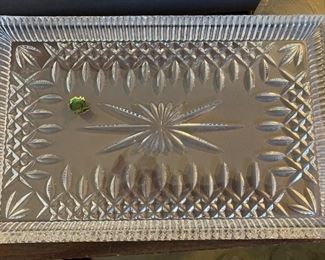 Waterford Crystal Lismore 11” Sandwich Tray	1x7x11in	