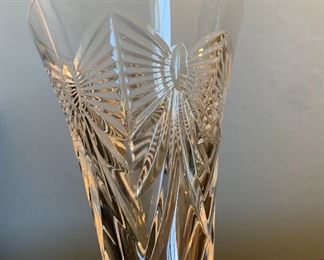 2pc Waterford Crystal Millennium Toasting Flutes Happiness PAIR	9.25in H	