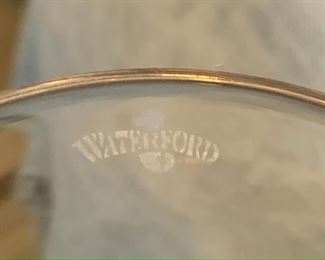 2pc Waterford Crystal Millennium Toasting Flutes Happiness PAIR	9.25in H	