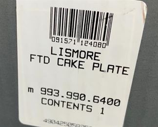 Waterford Lismore 11in Cake Stand/Plate	5in H x 11in Diameter	