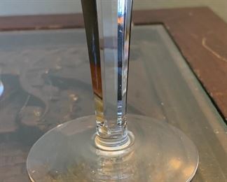 6pc Waterford Crystal Alana Claret Wine Glasses	5 7/8” H x 3 1/8” Diameter at top	