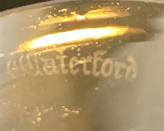 6pc Waterford Crystal Alana Claret Wine Glasses	5 7/8” H x 3 1/8” Diameter at top	