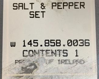 Waterford Crystal Lismore Footed Salt & Pepper Shakers	6.25in H	