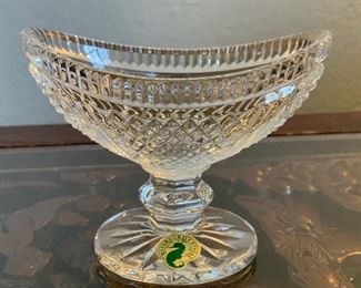 Waterford Crystal Heritage Footed Boat/Bowl/Dish	3.5x4.75x2.5in	HxWxD