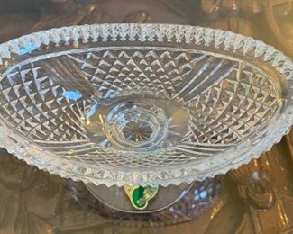 Waterford Crystal Heritage Footed Boat/Bowl/Dish	3.5x4.75x2.5in	HxWxD