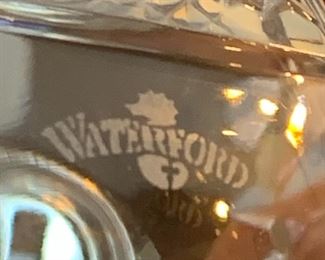 Waterford Crystal Christmas Ornament Ball	3in Diameter	