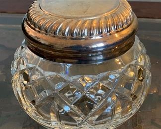 Waterford Crystal Glenmede Vanity / Dresser Jar John Connolly Signed	3.24in H x 3.75in Diameter	