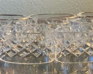 8pc Waterford Crystal ALANA OVAL NAPKIN RINGS	1.5x2.75x1.5	