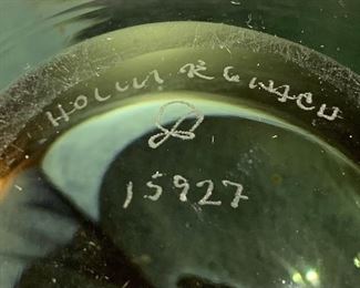 Per Lutken Holmegaard Vintage Smoked Grey Globe Vase	4.25in H x 5in Diameter	