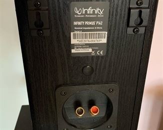 Infinity Primus P142 Speakers w/ Stands PAIR	10x6x6.5in	