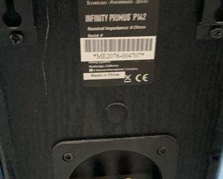Infinity Primus P142 Speakers w/ Stands PAIR	10x6x6.5in	