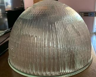 Vintage Westinghouse Holophane Street Lamp Globe Diffuser	8in D x 13.5in Diameter	