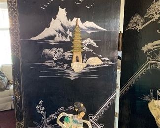 Chinese Oriental Room Divider Screen	72x72	