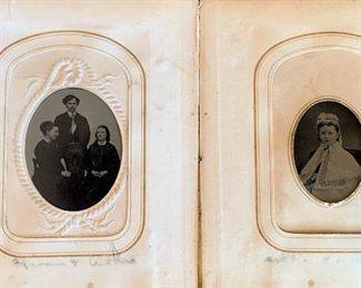 1800s Photo Album Portraits	5.75x4.75x3in	HxWxD