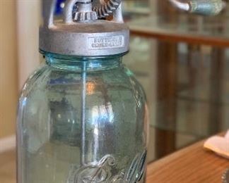 Antique Buttercup Churn mixer Ball Mason	13.5in H	