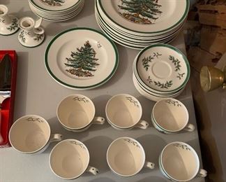 40 pc Spode Christmas Tree Set		
