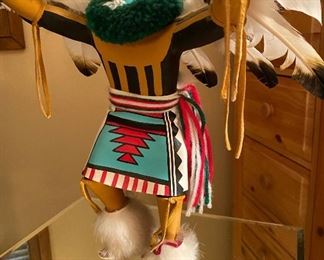 Kachina Doll Eagle Dancer signed Virginia Bengay	14in tall	