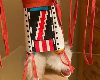 Kachina Doll sunface signed S. Charlie	15in tall	