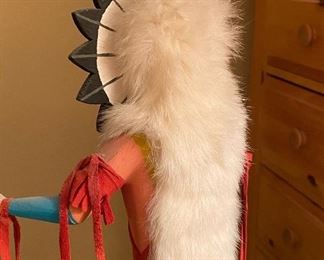 Kachina Doll sunface signed S. Charlie	15in tall	