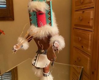 Kachina Doll Hemis Signed B Wannalu	15in tall	