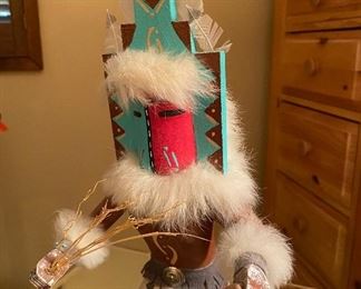 Kachina Doll Hemis Signed B Wannalu	15in tall	