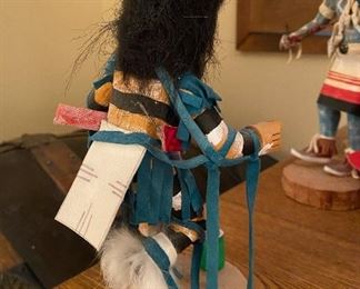 Kachina Doll Clown Kachina Signed B. Wats	8.5in tall	