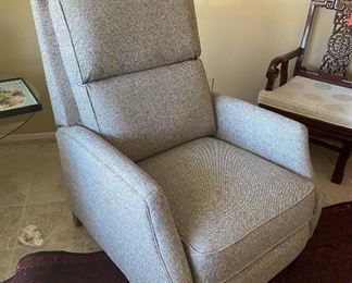 Modern Fabric Recliner	