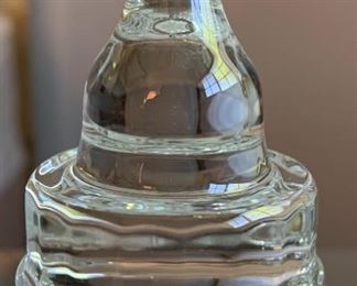 Waterford Crystal Baby Bottle NIB	6.25in H	