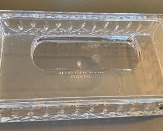 Waterford Crystal Lismore Tissue Box	2.5x9.5x5in